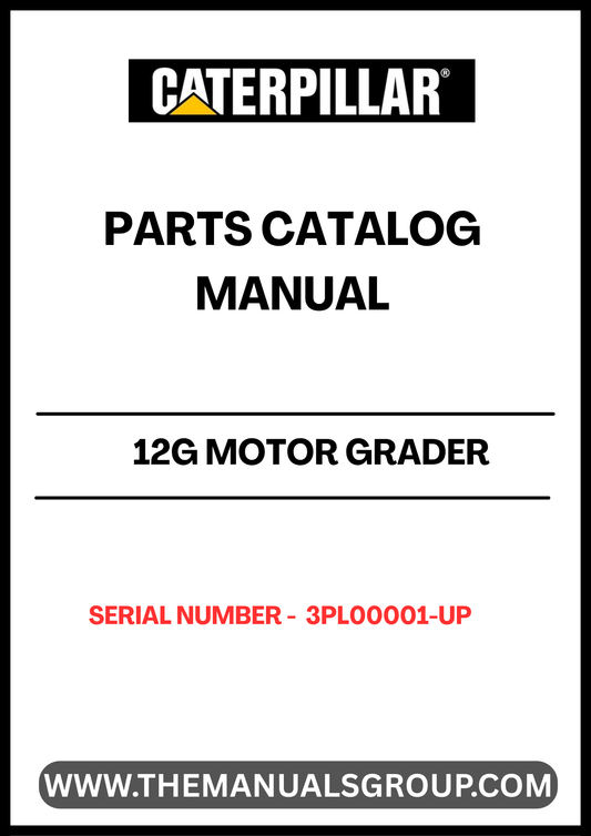 Discover the essential CAT 12G Motor Grader Parts Catalog Manual, specifically designed for models with serial number 3PL00001 and up, powered by the reliable 3306 engine. This comprehensive manual serves as your go-to resource for identifying and sourcing the right parts for your grader, ensuring optimal performance and longevity.
