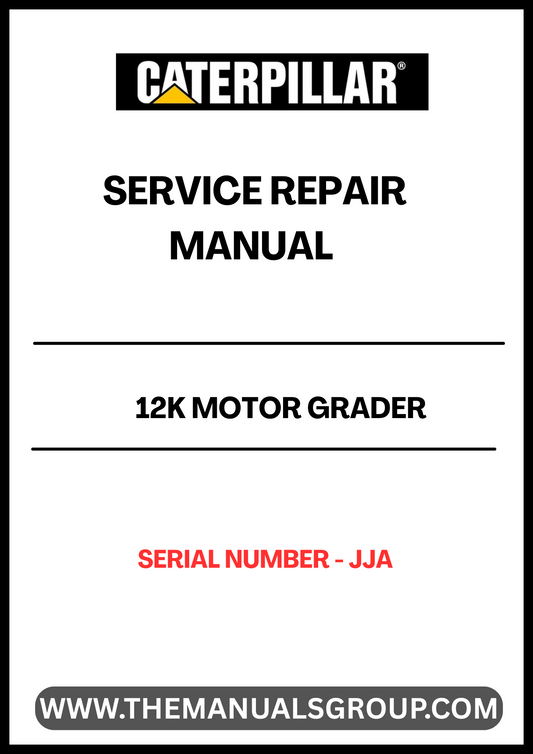 Unlock the full potential of your CAT 12K Motor Grader with our comprehensive Service Repair Manual, specifically designed for serial number JJAP. This manual is an essential resource for both seasoned professionals and DIY enthusiasts, providing detailed instructions and insights to keep your equipment running smoothly.