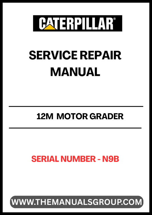 Unlock the full potential of your CAT 12M Motor Grader with our comprehensive Service Repair Manual, specifically designed for serial number N9B. This manual is an essential resource for technicians and operators alike, providing detailed instructions and insights to ensure optimal performance and longevity of your equipment.