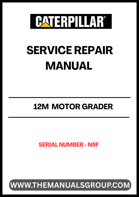 Unlock the full potential of your CAT 12M Motor Grader with our comprehensive Service Repair Manual, specifically designed for serial number N9F. This manual is an essential resource for technicians and operators alike, providing detailed instructions and insights to keep your equipment running smoothly.