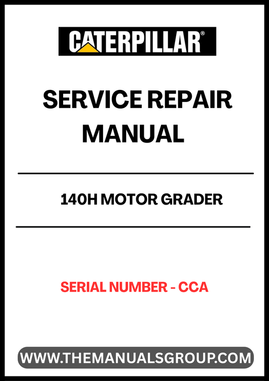 Unlock the full potential of your CAT 140H Motor Grader with our comprehensive Service Repair Manual, specifically designed for serial number CCA. This manual is an essential resource for both seasoned professionals and DIY enthusiasts, providing detailed instructions and insights to keep your equipment running smoothly.