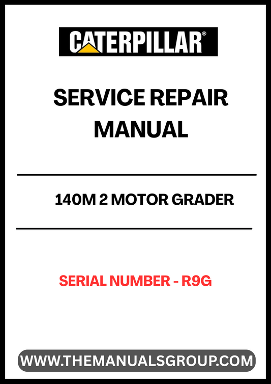 Unlock the full potential of your CAT 140M 2 Motor Grader with our comprehensive Service Repair Manual, specifically designed for serial number R9G. This manual is an essential resource for both seasoned professionals and DIY enthusiasts, providing detailed instructions and insights to keep your equipment running smoothly.