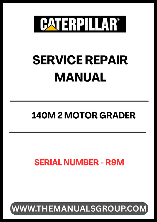 Unlock the full potential of your CAT 140M 2 Motor Grader with our comprehensive Service Repair Manual, specifically designed for serial number R9M. This manual is an essential resource for both seasoned professionals and DIY enthusiasts, providing detailed instructions and insights to keep your equipment running smoothly.
