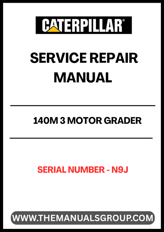 Unlock the full potential of your CAT 140M 3 Motor Grader with our comprehensive Service Repair Manual, specifically designed for serial number N9J. This manual is an essential resource for both seasoned professionals and DIY enthusiasts, providing detailed instructions and insights to keep your equipment running smoothly.