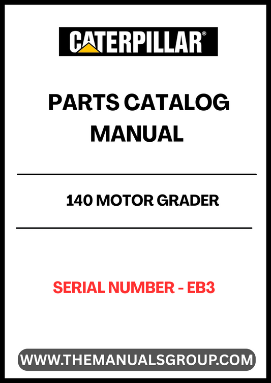  Enhance the performance and longevity of your CAT 140 Motor Grader with our comprehensive Parts Catalog Manual, specifically designed for serial number EB3. This manual serves as an essential resource for identifying and sourcing the right parts, ensuring your equipment operates at peak efficiency.