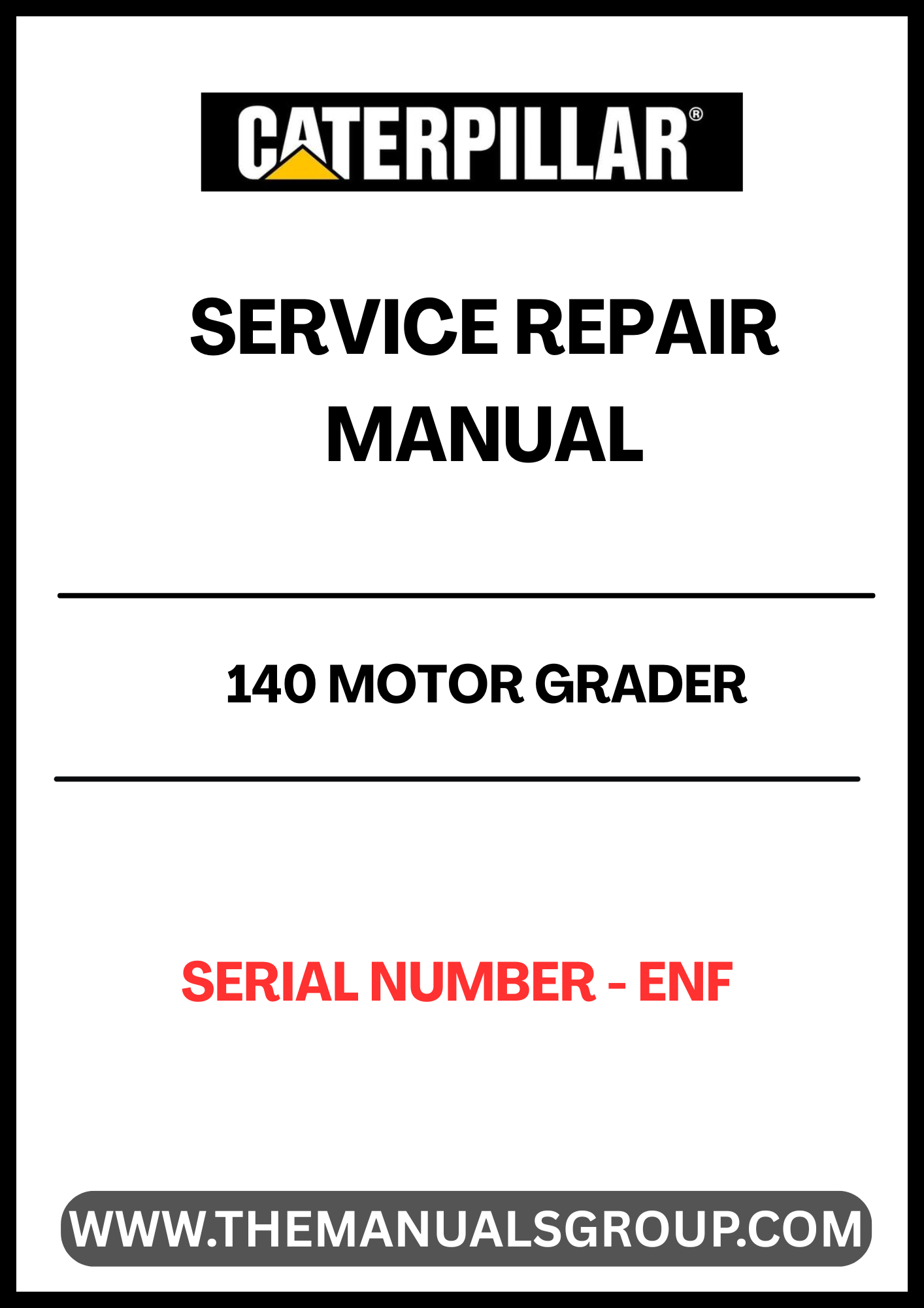 Ensure your CAT 140 Motor Grader operates at peak performance with our comprehensive Service Repair Manual, specifically designed for serial number ENF. This manual is an essential resource for technicians and operators alike, providing detailed instructions and insights to keep your equipment running smoothly.