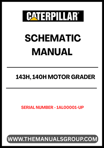 Discover the essential CAT 143H and 140H Motor Grader Schematic Manual, designed specifically for models with serial numbers starting from 1AL00001 and powered by the reliable 3306 engine. This comprehensive manual provides detailed schematics that are crucial for understanding the intricate systems of your motor grader, ensuring you have the right information at your fingertips for effective maintenance and repairs.