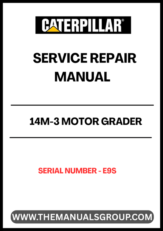 Unlock the full potential of your CAT 14M-3 Motor Grader with our comprehensive Service Repair Manual, specifically designed for serial number E9S. This manual is an essential resource for both seasoned professionals and DIY enthusiasts, providing detailed instructions and insights to keep your equipment running smoothly.