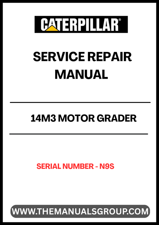 Unlock the full potential of your CAT 14M3 Motor Grader with our comprehensive Service Repair Manual, specifically designed for serial number N9S. This manual is an essential resource for both seasoned professionals and DIY enthusiasts, providing detailed instructions and insights to keep your equipment running smoothly.