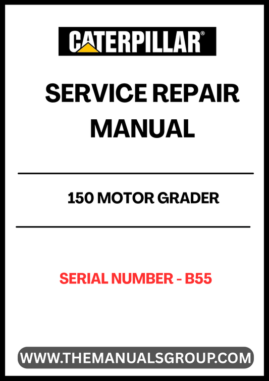 Unlock the full potential of your CAT 150 Motor Grader with our comprehensive Service Repair Manual, specifically designed for serial number B55. This manual is an essential resource for both seasoned professionals and DIY enthusiasts, providing detailed instructions and insights to keep your equipment running smoothly.