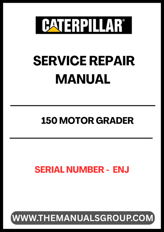 Unlock the full potential of your CAT 150 Motor Grader with our comprehensive Service Repair Manual, specifically designed for serial number ENJ. This manual is an essential resource for both seasoned professionals and DIY enthusiasts, providing detailed instructions and insights to keep your equipment running smoothly.