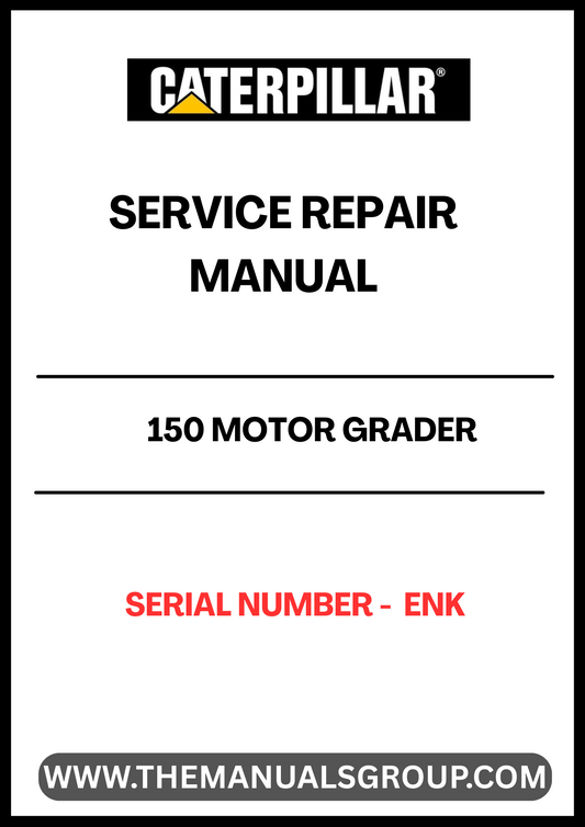 Unlock the full potential of your CAT 150 Motor Grader with our comprehensive Service Repair Manual, specifically designed for serial number ENK. This manual is an essential resource for both seasoned professionals and DIY enthusiasts, providing detailed instructions and insights to keep your equipment running smoothly.