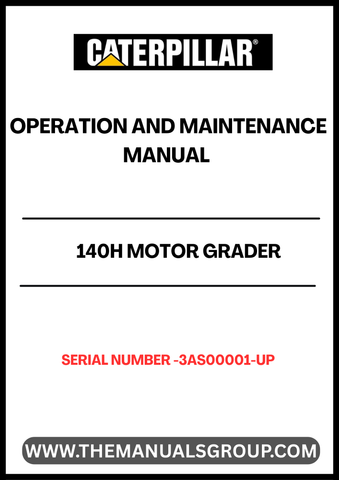 Enhance your operational efficiency with the CAT 160H and 12H Motor Grader Operation and Maintenance Manual. Designed specifically for models with serial number 3AS00001 and powered by the robust 3306 engine, this manual is an essential resource for both seasoned operators and maintenance personnel.