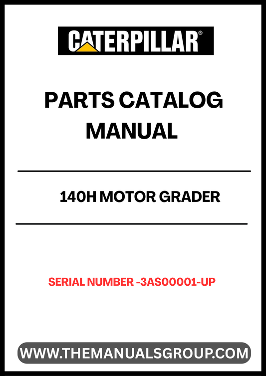 Discover the essential CAT 160H and 12H Motor Grader Parts Catalog Manual, designed specifically for serial numbers 3AS00001 and up. This comprehensive manual is your go-to resource for understanding the intricate components of your grader, ensuring you have the right parts at your fingertips for efficient maintenance and repairs.