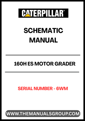  Unlock the full potential of your CAT 160H ES Motor Grader with our comprehensive Schematic Manual, specifically designed for serial number 6WM. This manual serves as an essential resource for operators and technicians, providing detailed schematics that simplify troubleshooting and maintenance tasks.
