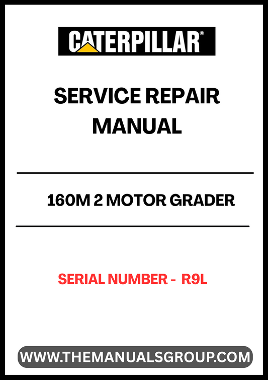 Unlock the full potential of your CAT 160M 2 Motor Grader with our comprehensive Service Repair Manual, specifically designed for serial number R9L. This manual is an essential resource for both seasoned professionals and DIY enthusiasts, providing detailed instructions and insights to keep your equipment running smoothly.