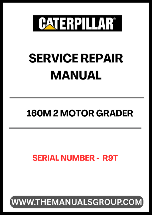 Unlock the full potential of your CAT 160M 2 Motor Grader with our comprehensive Service Repair Manual, specifically designed for serial number R9T. This manual is an essential resource for both seasoned professionals and DIY enthusiasts, providing detailed instructions and insights to keep your equipment running smoothly.