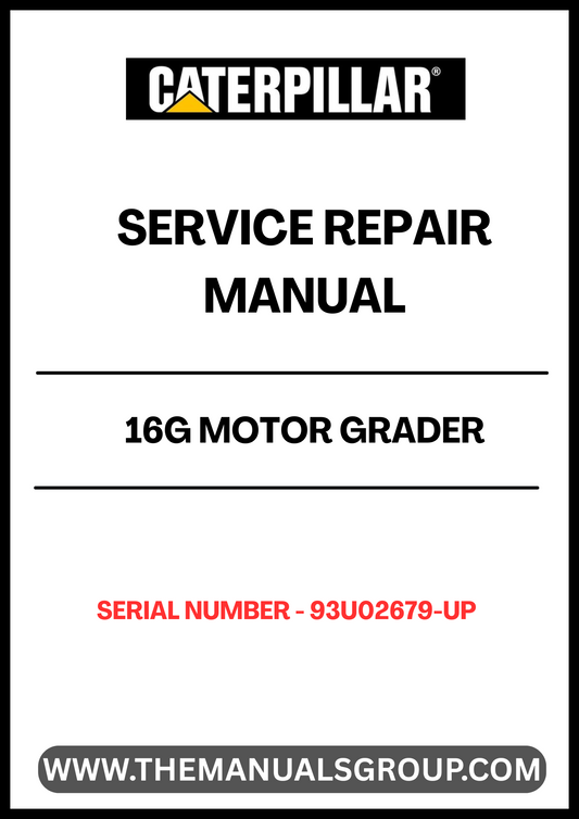 Unlock the full potential of your CAT 16G Motor Grader with our comprehensive Service Repair Manual, specifically designed for serial numbers 93U02679 and up. This manual is an essential resource for anyone looking to maintain or repair their grader powered by the robust 3406 engine.