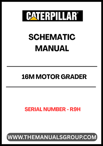 Unlock the full potential of your CAT 16M Motor Grader with our comprehensive Schematic Manual, specifically designed for serial number R9H. This manual serves as an essential resource for operators and technicians, providing detailed schematics that simplify maintenance and repair tasks.