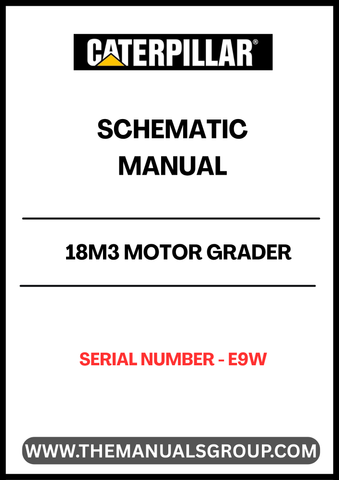 Enhance your maintenance and repair capabilities with the CAT 18M3 Motor Grader Schematic Manual, specifically designed for serial number E9W. This comprehensive manual provides detailed schematics and diagrams, ensuring you have the precise information needed to troubleshoot and service your equipment effectively.