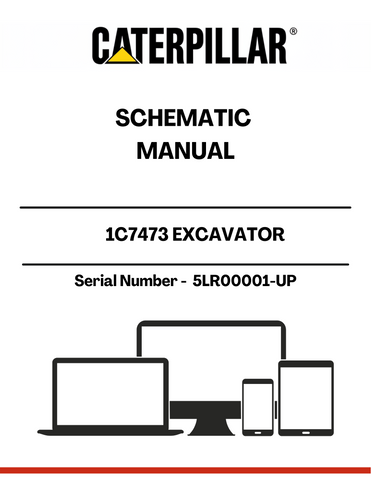 Discover the CAT 1C7473 Excavator Schematic Manual, designed specifically for models with serial number 5LR00001 and above. This comprehensive manual is an essential resource for operators and technicians, providing detailed schematics that simplify maintenance and repair tasks.