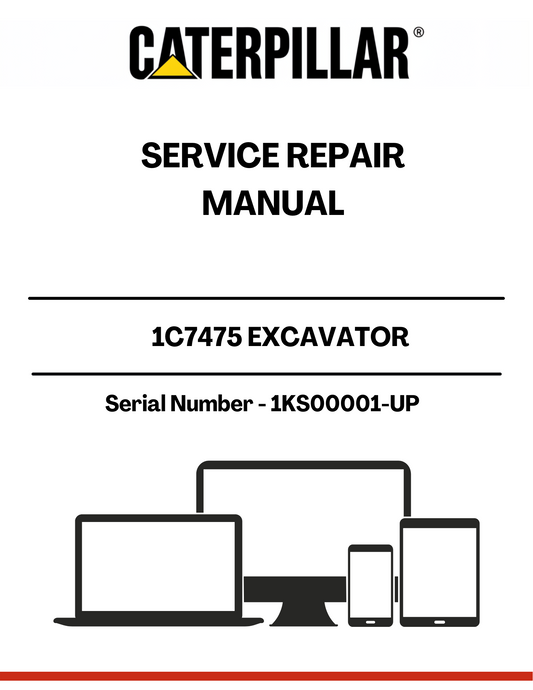 Introducing the CAT 1C7475 Excavator Service Repair Manual, designed specifically for models with serial numbers 1KS00001 and up. This comprehensive manual is an essential resource for technicians and operators, providing detailed instructions and insights to ensure your excavator operates at peak performance.