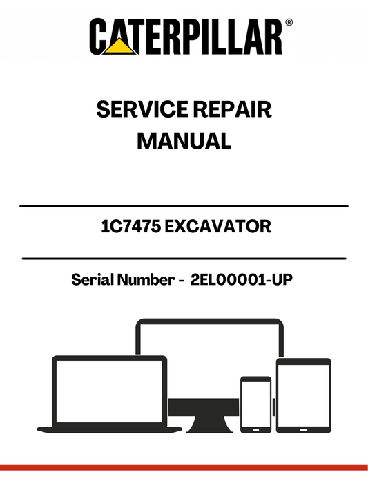 The CAT 1C7475 Excavator Service Repair Manual is an essential resource for maintaining and repairing your CAT excavator, specifically for serial numbers 2EL00001 and up. This comprehensive manual provides detailed instructions, diagrams, and specifications to ensure your machine operates at peak performance.