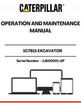 Enhance the performance and longevity of your CAT 1C7815 Excavator with the comprehensive Operation and Maintenance Manual, specifically designed for serial numbers 1JS00001 and up. This essential guide provides detailed instructions and insights to ensure your equipment operates at peak efficiency, minimizing downtime and maximizing productivity.