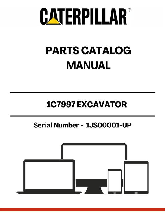 Discover the CAT 1C7997 Excavator Parts Catalog Manual, designed specifically for serial numbers 1JS00001 and up. This comprehensive manual is an essential resource for anyone looking to maintain or repair their CAT excavator, ensuring you have access to the most accurate and detailed information available.
