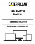 Discover the CAT 1C7997 Excavator Schematic Manual, designed specifically for models with serial numbers 5LR00001 and up. This comprehensive manual is an essential resource for operators and technicians, providing detailed schematics that simplify maintenance and repair tasks.