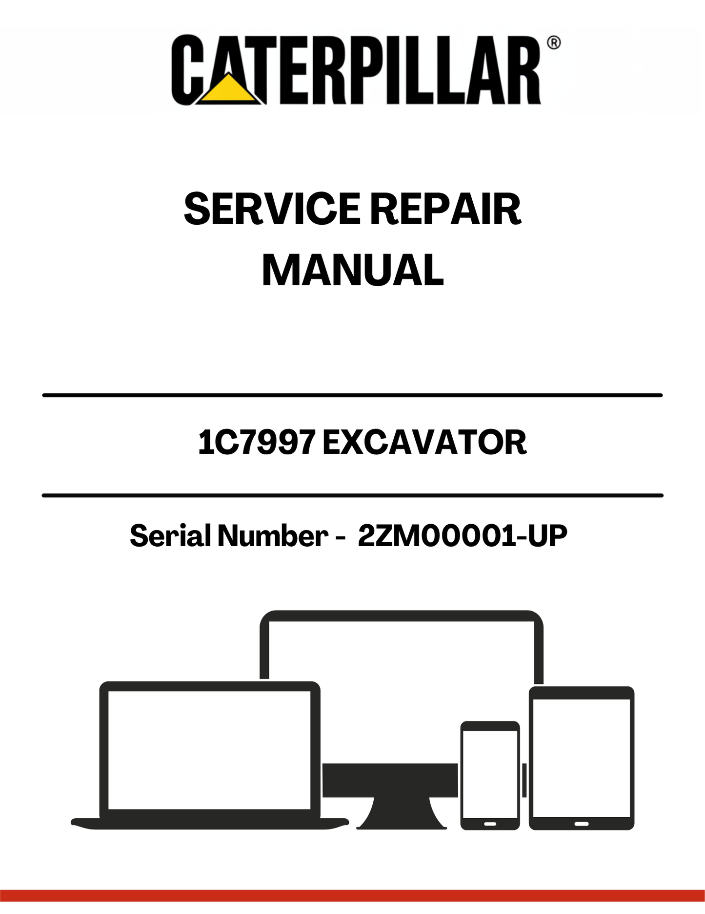 Ensure your CAT 1C7997 Excavator operates at peak performance with the comprehensive Service Repair Manual designed specifically for serial numbers 2ZM00001 and up. This manual is an essential resource for technicians and operators, providing detailed instructions and insights to tackle maintenance and repair tasks efficiently.