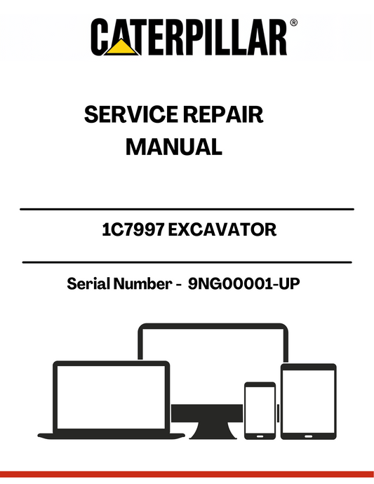  Unlock the full potential of your CAT excavator with the CAT 1C7997 Excavator Service Repair Manual, specifically designed for serial numbers 9NG00001 and up. This comprehensive guide provides detailed instructions and diagrams to help you perform maintenance and repairs with confidence, ensuring your machine operates at peak performance.