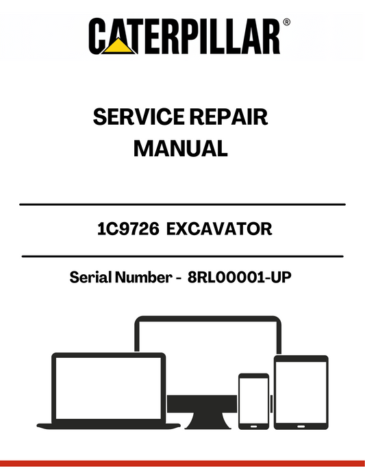 The CAT 1C9726 Excavator Service Repair Manual is an essential resource for maintaining and repairing your CAT excavator, specifically for serial numbers 8RL00001 and up. This comprehensive manual provides detailed instructions, diagrams, and specifications to ensure your machine operates at peak performance.