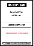 Discover the CAT 1C9875 Excavator Schematic Manual, designed specifically for models with serial numbers 5YM00001 and up. This comprehensive manual provides detailed schematics that are essential for understanding the intricate workings of your excavator, ensuring you have the right information at your fingertips for effective maintenance and repairs.
