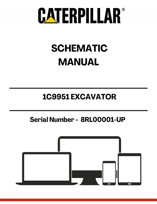Enhance your excavator maintenance and repair capabilities with the CAT 1C9951 Excavator Schematic Manual. Designed specifically for models with serial numbers 8RL00001 and up, this comprehensive manual provides detailed schematics that simplify troubleshooting and repairs, ensuring your equipment operates at peak performance.