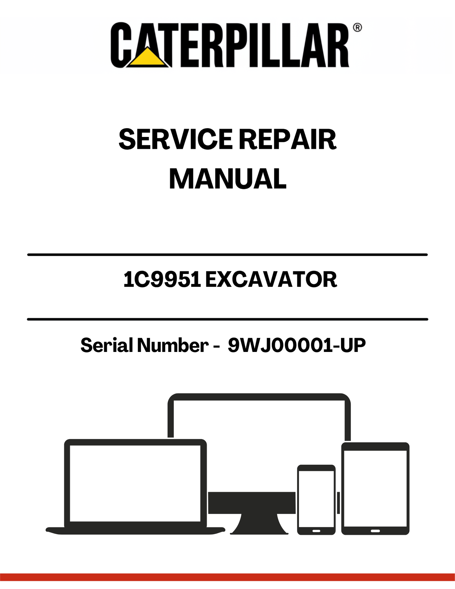 The CAT 1C9951 Excavator Service Repair Manual is an essential resource for maintaining and repairing your CAT excavator, specifically for serial numbers 9WJ00001 and up. This comprehensive manual provides detailed instructions, diagrams, and specifications to ensure your machine operates at peak performance.