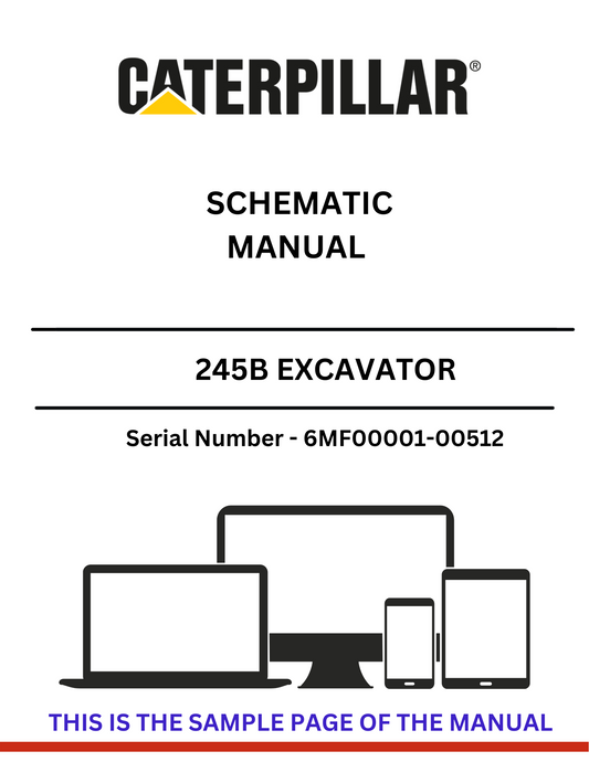 Unlock the full potential of your CAT 245B Excavator with our comprehensive Schematic Manual, specifically designed for serial numbers 6MF00001-00512. This manual provides detailed schematics that simplify troubleshooting and maintenance, ensuring your machine operates at peak performance.