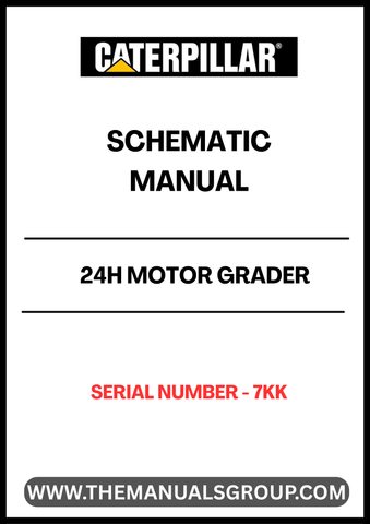 Discover the essential CAT 24H Motor Grader Schematic Manual, designed specifically for serial number 7KK. This comprehensive manual provides detailed schematics that are crucial for understanding the intricate workings of your motor grader, ensuring optimal performance and maintenance.
