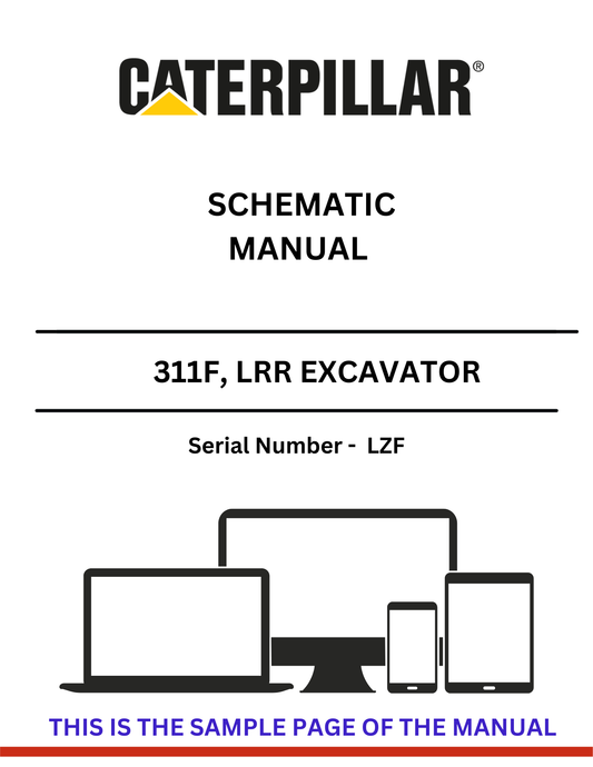 Unlock the full potential of your CAT 311F LRR Excavator with our comprehensive Schematic Manual, specifically designed for serial number LZF. This manual provides detailed diagrams and schematics that are essential for understanding the intricate systems of your excavator, ensuring optimal performance and maintenance.
