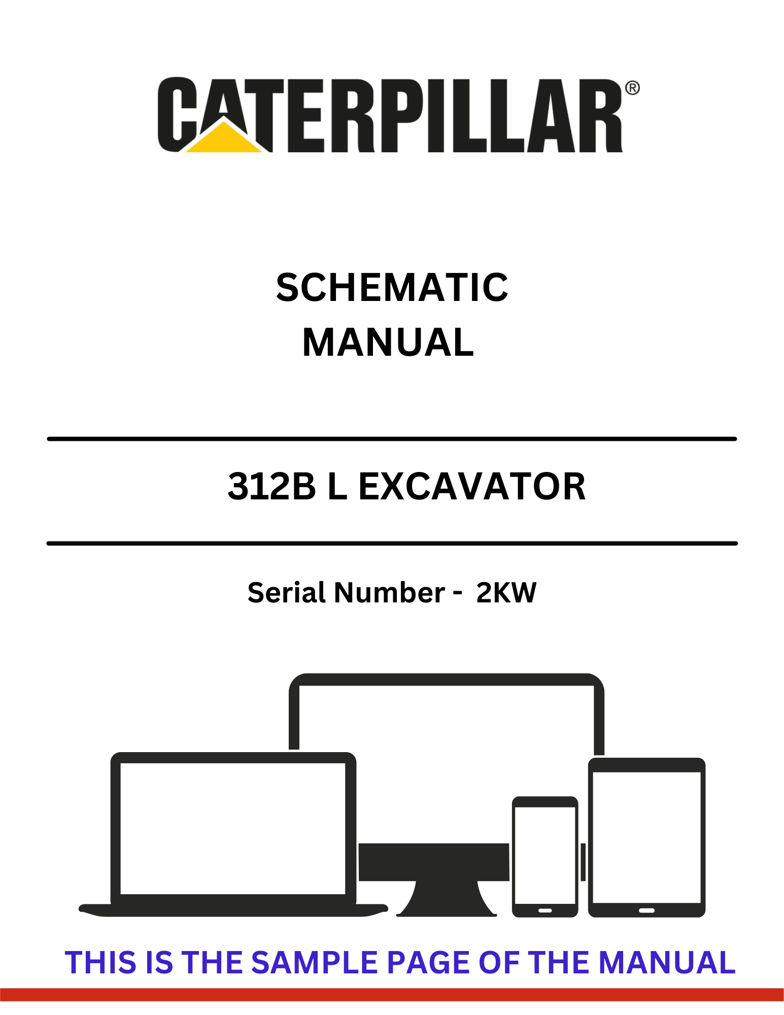  Unlock the full potential of your CAT 312B L Excavator with our comprehensive Schematic Manual, specifically designed for serial number 2KW. This manual provides detailed diagrams and schematics that are essential for understanding the intricate systems of your machine, ensuring you can perform maintenance and repairs with confidence.