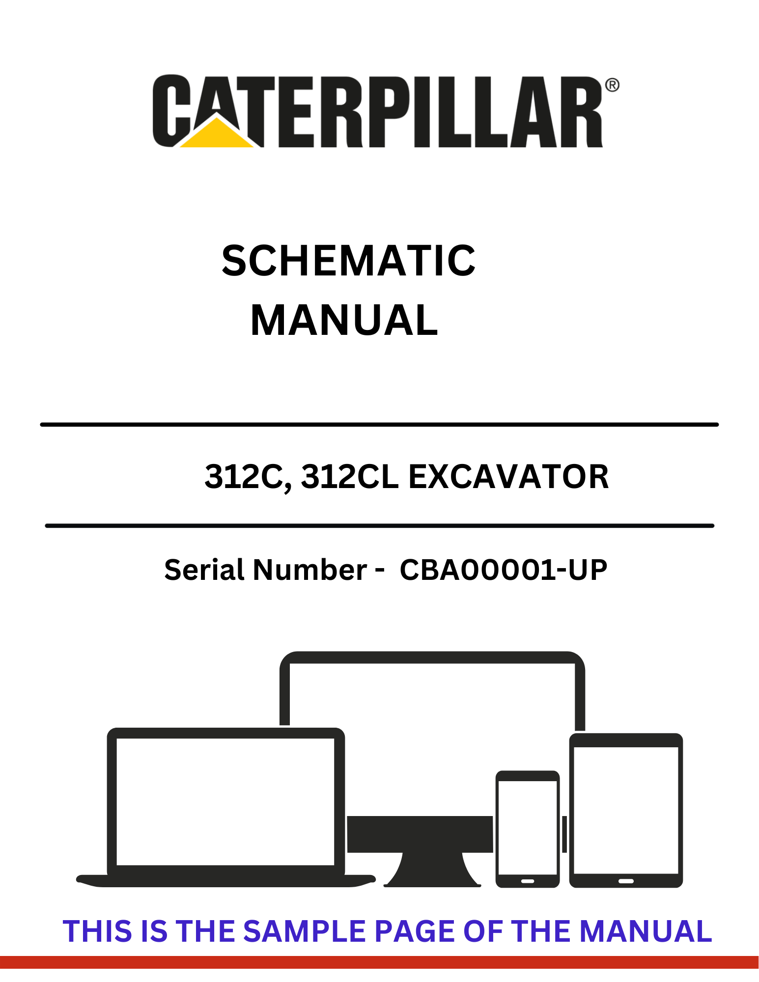 Unlock the full potential of your CAT 312C and 312CL excavators with our comprehensive Schematic Manual, designed specifically for serial numbers CBA00001 and up. This manual provides detailed diagrams and schematics that simplify troubleshooting and maintenance, ensuring your equipment operates at peak performance.