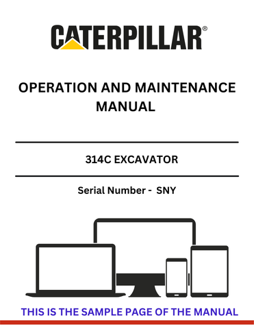 Enhance your operational efficiency with the CAT 314C Excavator Operation and Maintenance Manual. This comprehensive guide is specifically designed for the CAT 314C model, providing essential information to ensure optimal performance and longevity of your equipment.
