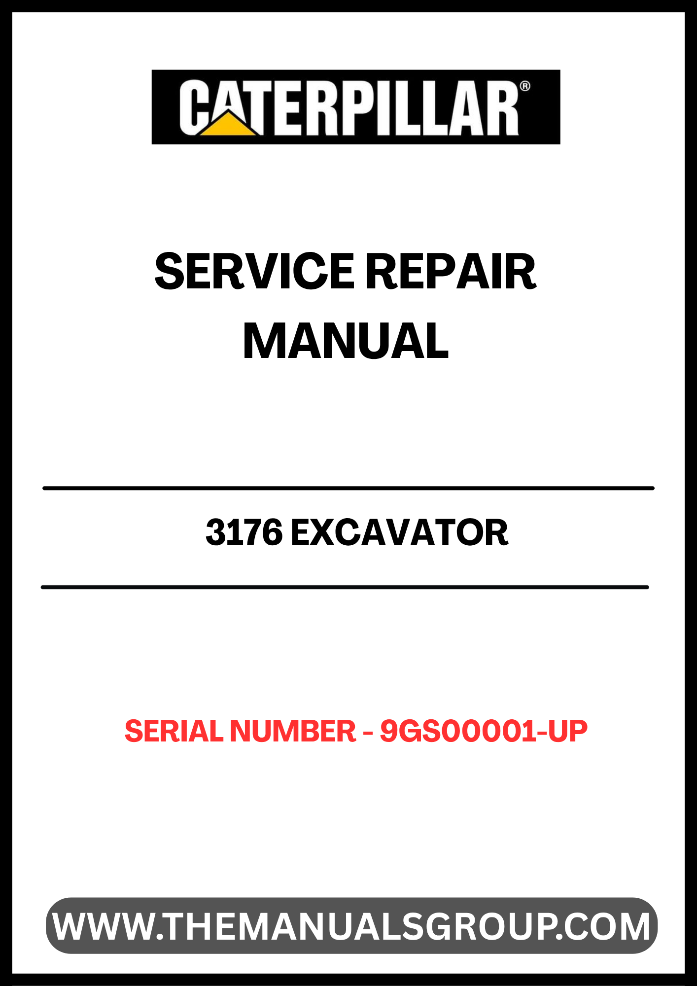 Ensure your CAT 3176 Excavator operates at peak performance with our comprehensive Service Repair Manual, specifically designed for serial numbers 9GS00001 and up. This manual is an essential resource for technicians and DIY enthusiasts alike, providing detailed instructions and diagrams to facilitate efficient repairs and maintenance.
