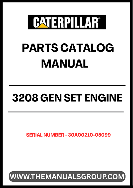 Enhance the performance and longevity of your CAT 3208 Gen Set with our comprehensive Engine Parts Catalog Manual, specifically designed for serial numbers 30A00210-05099. This manual serves as an essential resource for identifying and sourcing the right parts, ensuring your engine operates at peak efficiency.