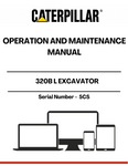 Discover the essential CAT 320B L Excavator Operation and Maintenance Manual, specifically designed for serial number 5CS. This comprehensive guide is your go-to resource for understanding the intricacies of your excavator, ensuring optimal performance and longevity.