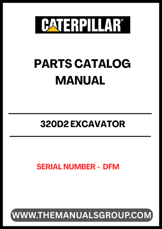Discover the essential CAT 320D2 Excavator Parts Catalog Manual, specifically designed for serial number DFM. This comprehensive guide is your go-to resource for identifying and sourcing the right parts for your excavator, ensuring optimal performance and longevity of your machinery.