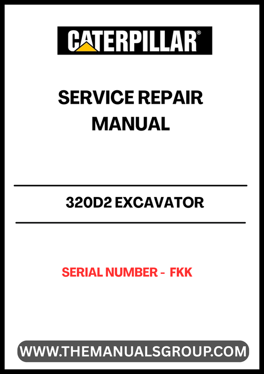 Unlock the full potential of your CAT 320D2 Excavator with the comprehensive Service Repair Manual, specifically designed for serial number FKK. This essential guide provides detailed instructions and diagrams to help you perform maintenance and repairs with confidence, ensuring your equipment operates at peak performance.