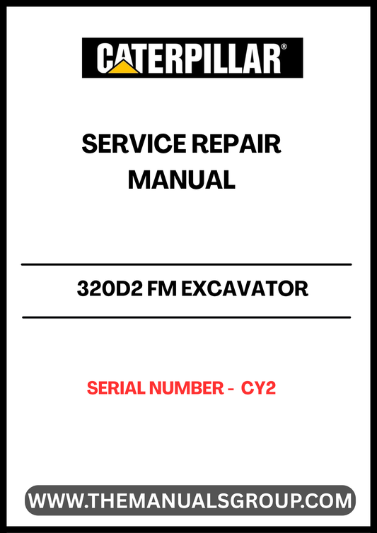 Discover the ultimate resource for maintaining your CAT 320D2 FM Excavator with our comprehensive Service Repair Manual, specifically designed for serial number CY2. This manual is an essential tool for both seasoned professionals and DIY enthusiasts, providing detailed instructions and insights to keep your equipment running smoothly.