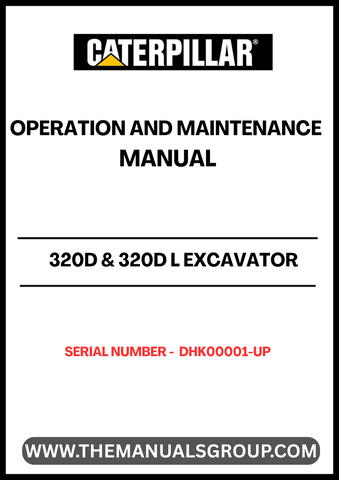 Discover the essential CAT 320D & 320D L Excavator Operation and Maintenance Manual, specifically designed for models with serial number DHK00001 and powered by the reliable 3066 engine. This comprehensive guide is your go-to resource for understanding the intricacies of your excavator, ensuring optimal performance and longevity.
