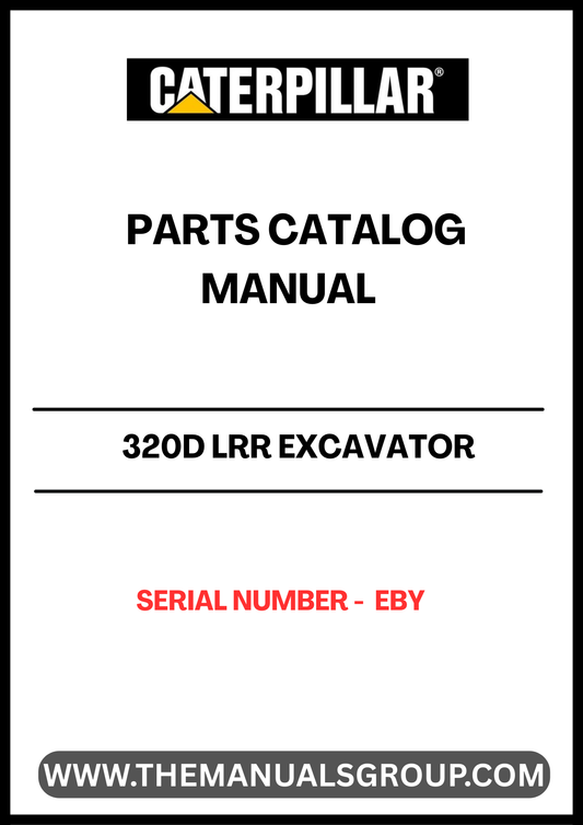 Discover the essential CAT 320D LRR Excavator Parts Catalog Manual, specifically designed for serial number EBY. This comprehensive manual is your go-to resource for identifying and sourcing the right parts for your excavator, ensuring optimal performance and longevity.